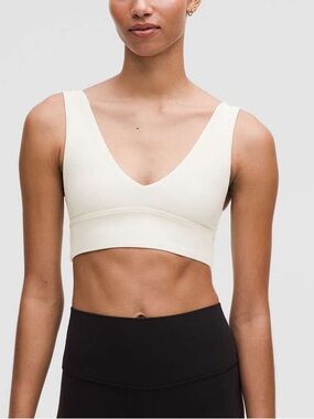 lululemon athletica Neutral Light Beige Sports Bra